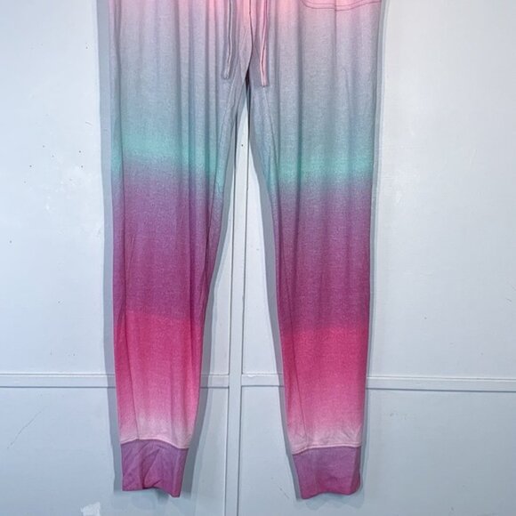 BP Women's  Dip Dye Sweatpant Joggers in Deep Pink Multi - Picture 3 of 9